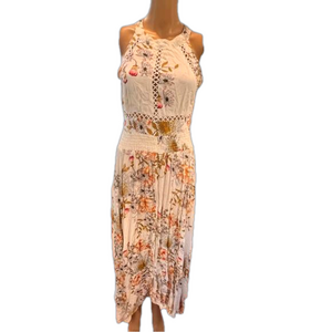 Floral White Maxi Dress